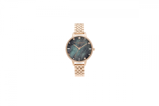 Olivia Burton OB16GD66 – zegarek z gwiazdkami na tarczy